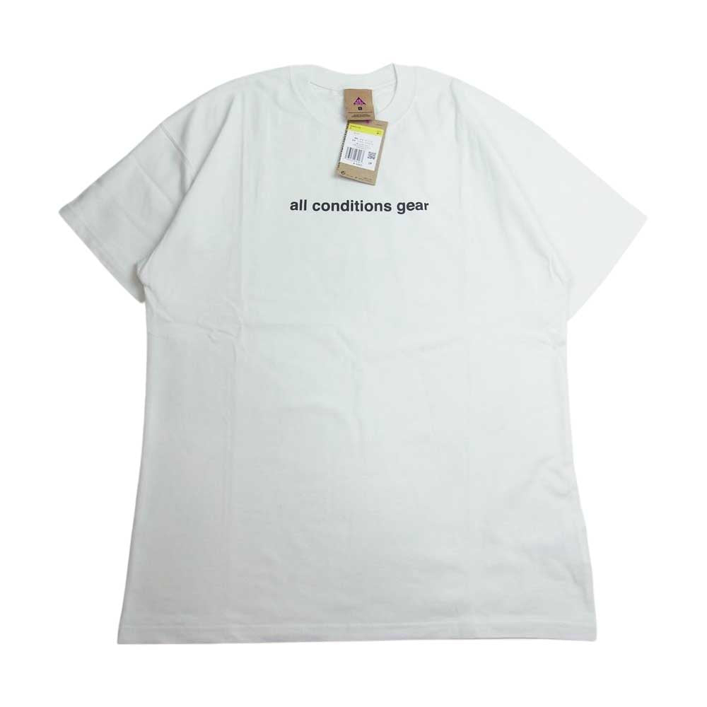 NIKE ナイキ BV8351-121 NIKELAB AS M NRG ACG TEE GX 3D LOGO SUMMIT ロゴ サンミット Tシャツ ホワイト ホワイト系 S【新古品】【未使用】【中古】