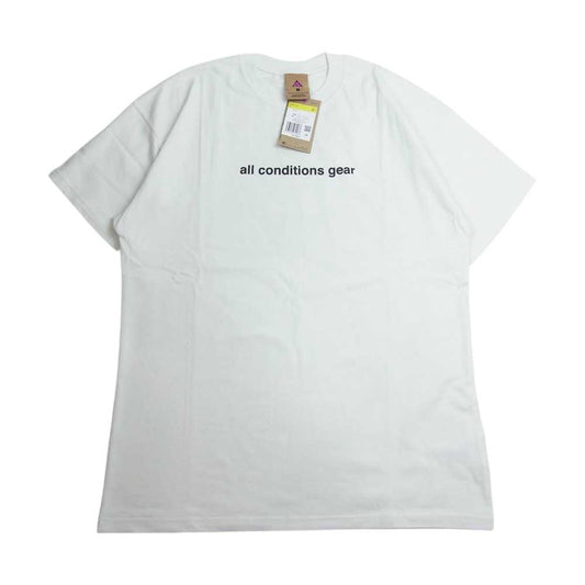 NIKE ナイキ BV8351-121 NIKELAB AS M NRG ACG TEE GX 3D LOGO SUMMIT ロゴ サンミット Tシャツ ホワイト ホワイト系 S【新古品】【未使用】【中古】