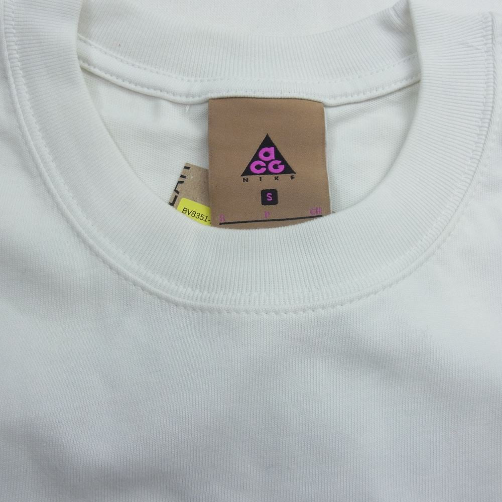 NIKE ナイキ BV8351-121 NIKELAB AS M NRG ACG TEE GX 3D LOGO SUMMIT ロゴ サンミット Tシャツ ホワイト ホワイト系 S【新古品】【未使用】【中古】