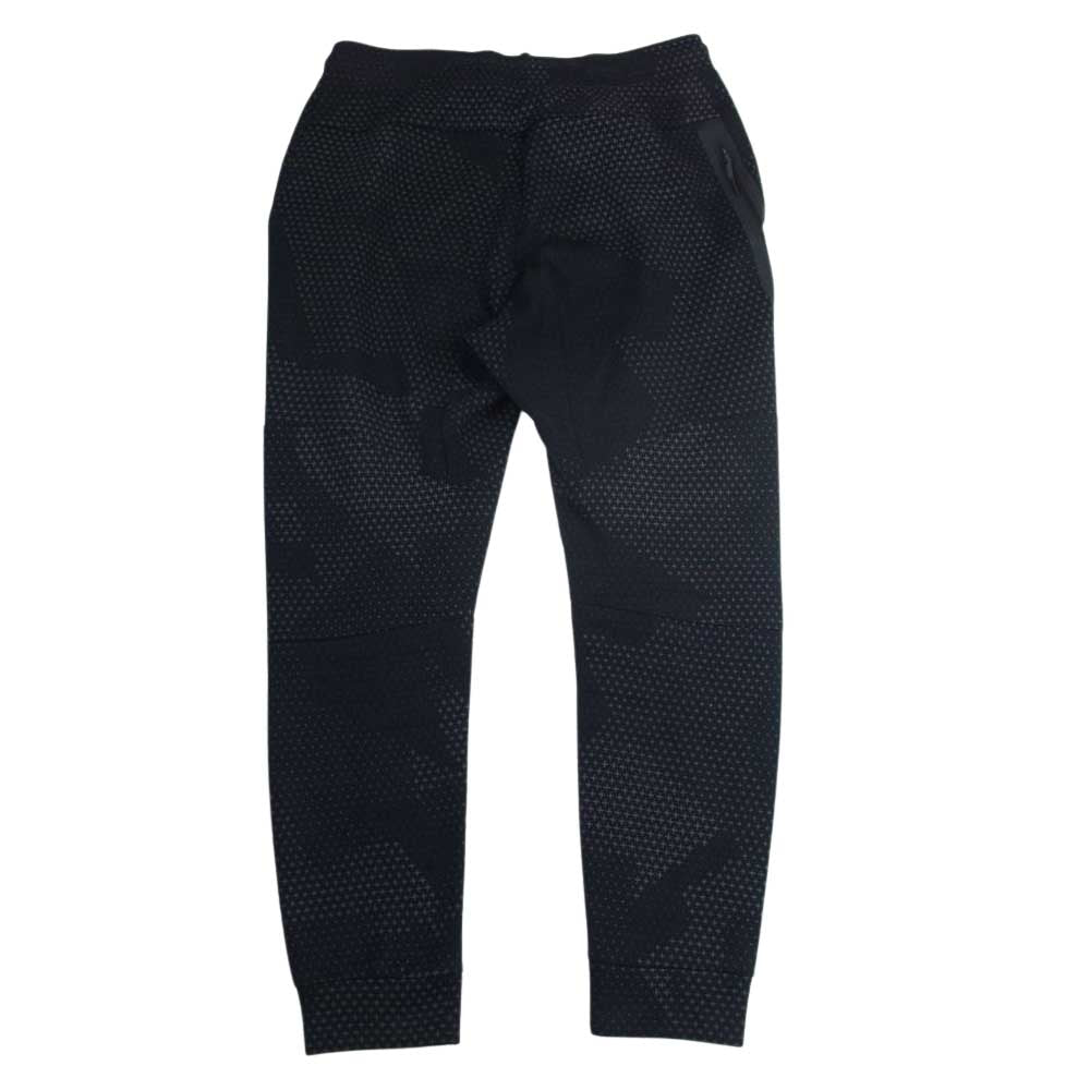 NIKE ナイキ 886176-010 TCH FLC PANT テック フリース 総柄 ジョガー パンツ ブラック系 M【中古】