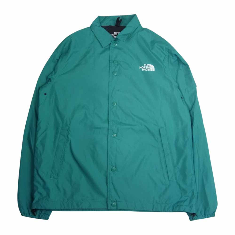 THE NORTH FACE ノースフェイス NP22030 The Coach JKT ザ コーチ ロゴプリント ナイロン ジャケット グリーン系 M【中古】