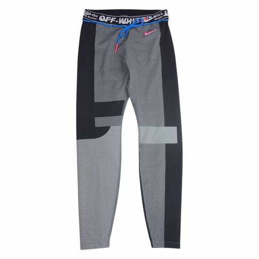 NIKE ナイキ BV8043-010 × Off White オフ ホワイト Easy Run Tight イージー ラン タイツ パンツ ブラック ブラック系 L【新古品】【未使用】【中古】