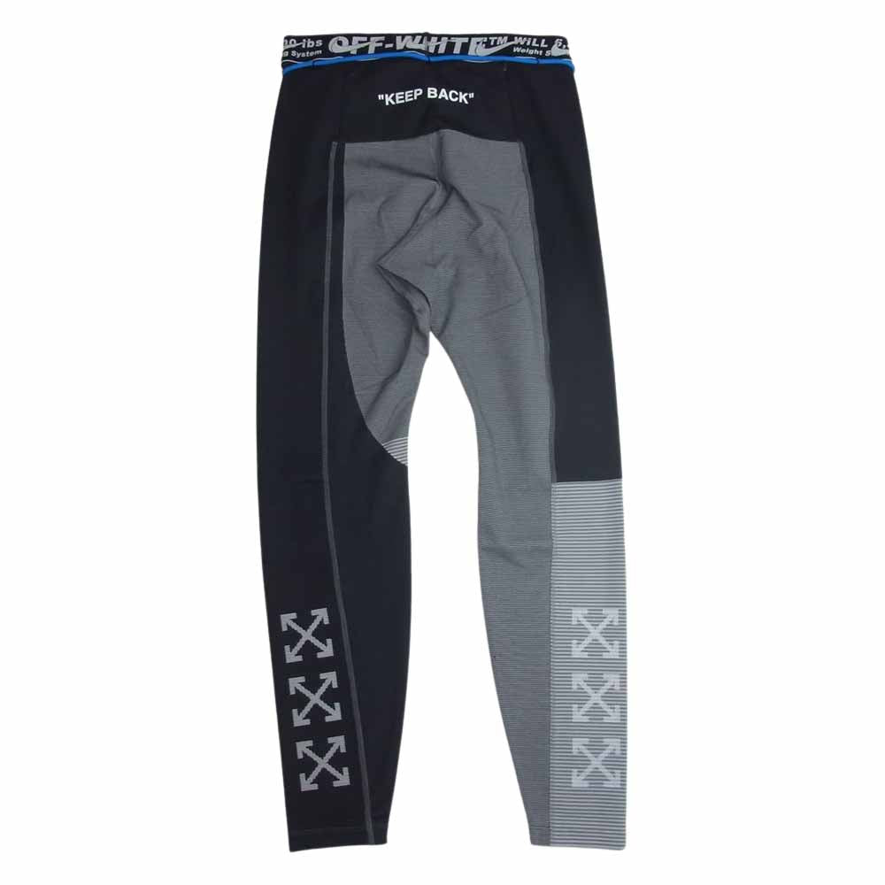 NIKE ナイキ BV8043-010 × Off White オフ ホワイト Easy Run Tight イージー ラン タイツ パンツ ブラック ブラック系 L【新古品】【未使用】【中古】