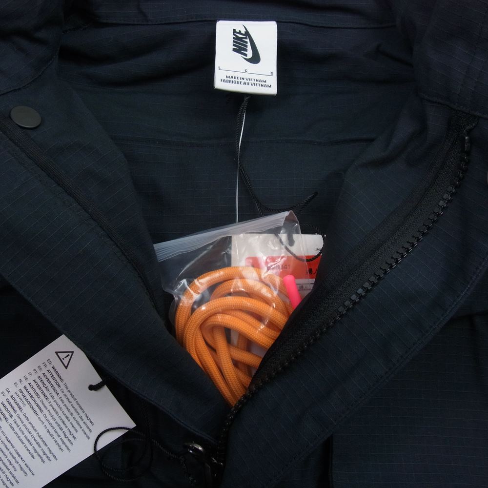 NIKE ナイキ BV8041-010 × OFF WHITE オフ ホワイト Women Black Running Jacket ブラック ランニング ジャケット ブラック系 L【新古品】【未使用】【中古】