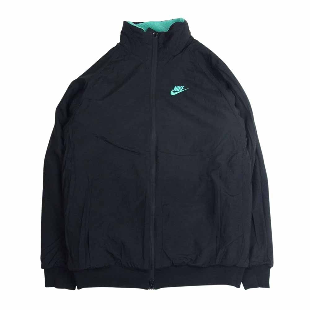 NIKE ナイキ BQ6546-301 NIKELAB Reversible Big Swoosh Boa Jacket リバーシブル ビッグ スウッシュ ボア ジャケット ブラック系 グリーン系 S【新古品】【未使用】【中古】