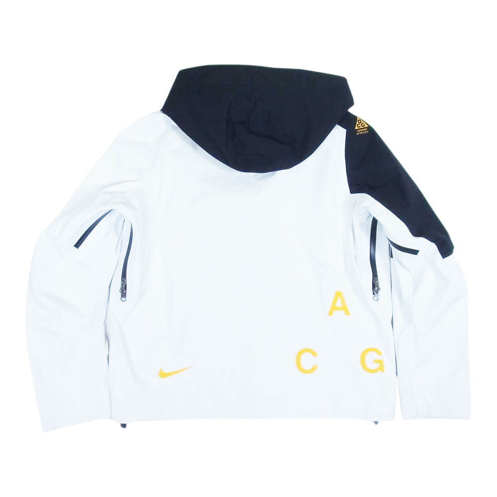 NIKE ナイキ 923952-100 NIKELAB ACG DEPLOY GORETEX JACKET ナイキラボ デプロイ ゴアテックス ジャケット ホワイト系 S【中古】