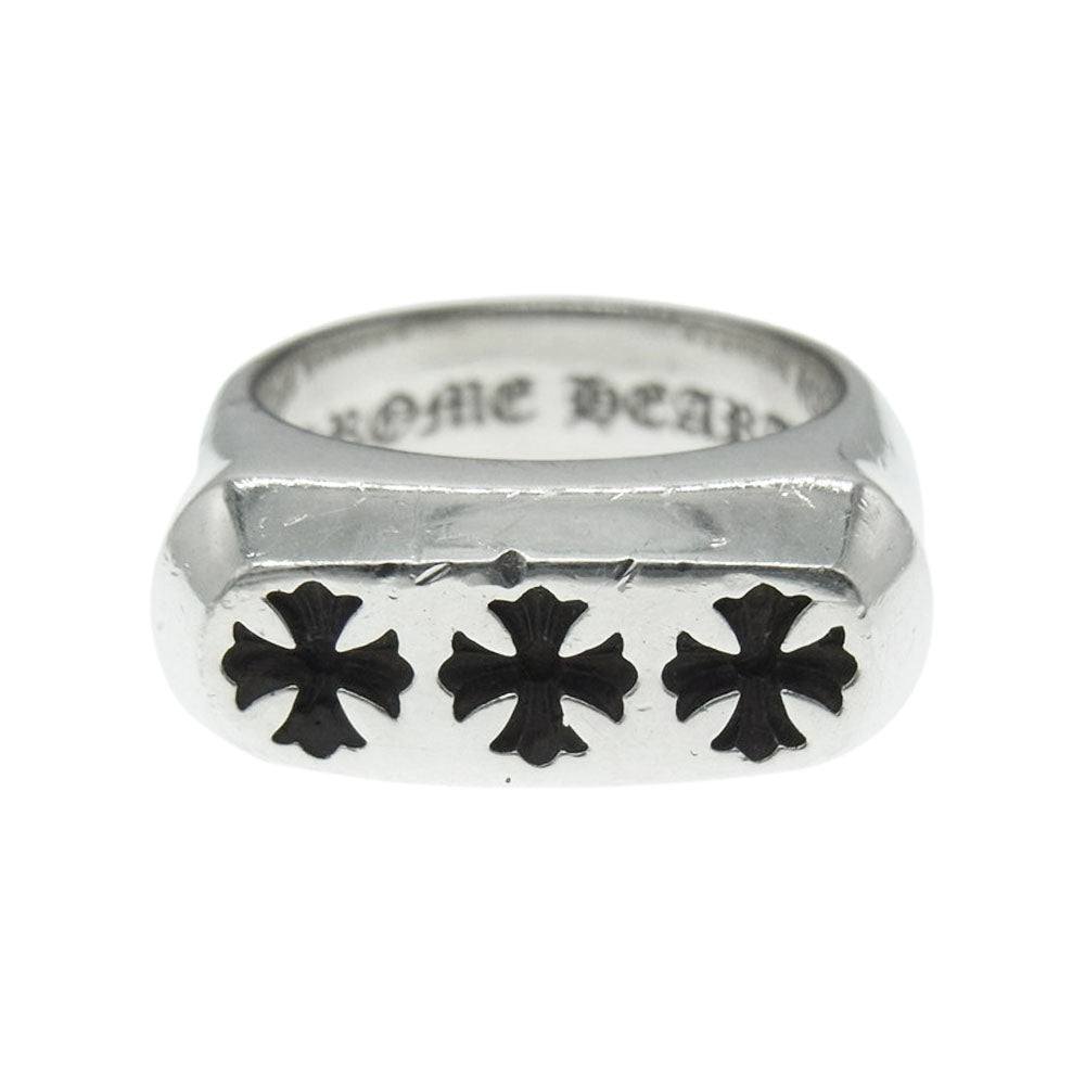 CHROME HEARTS クロムハーツ（原本無） LIL PJ 3CH PLS リル リトル CHプラス リング シルバー系【中古】