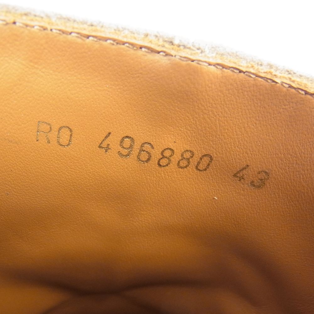 SAINT LAURENT サンローラン 496880 D5X00 WYATT40 HARNESS BOOTS ワイアット ハーネスブーツ オリーブ系 43【中古】