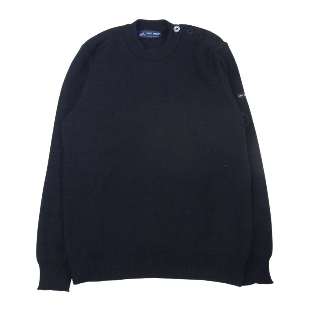SAINT JAMES セントジェームス CANCALE カンカル マリン ニット セーター ダークネイビー系【中古】