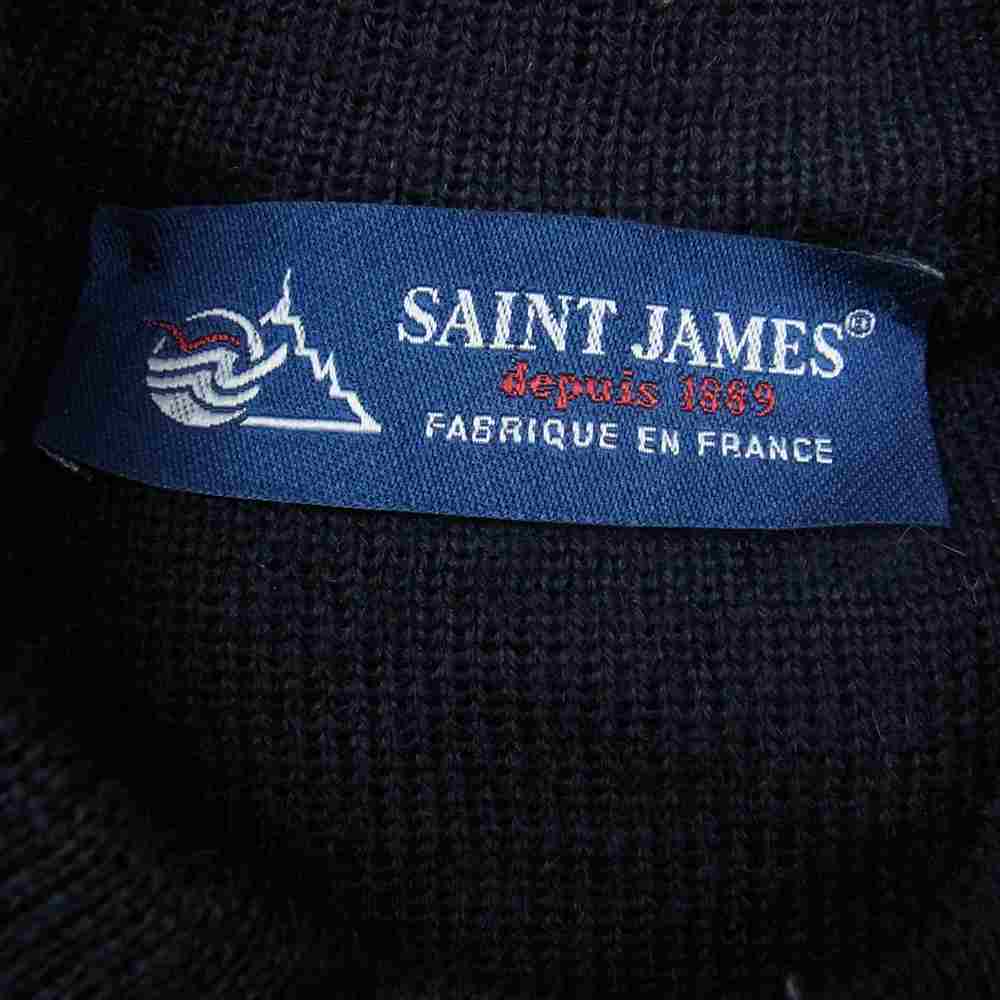 SAINT JAMES セントジェームス CANCALE カンカル マリン ニット セーター ダークネイビー系【中古】