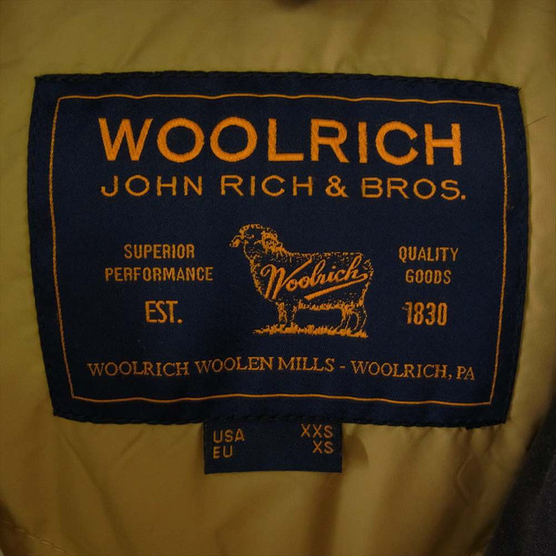WOOLRICH ウールリッチ 1602160 ARCTIC PARKA アークティック ファー ダウン パーカ ジャケット ブラック系 XS【中古】