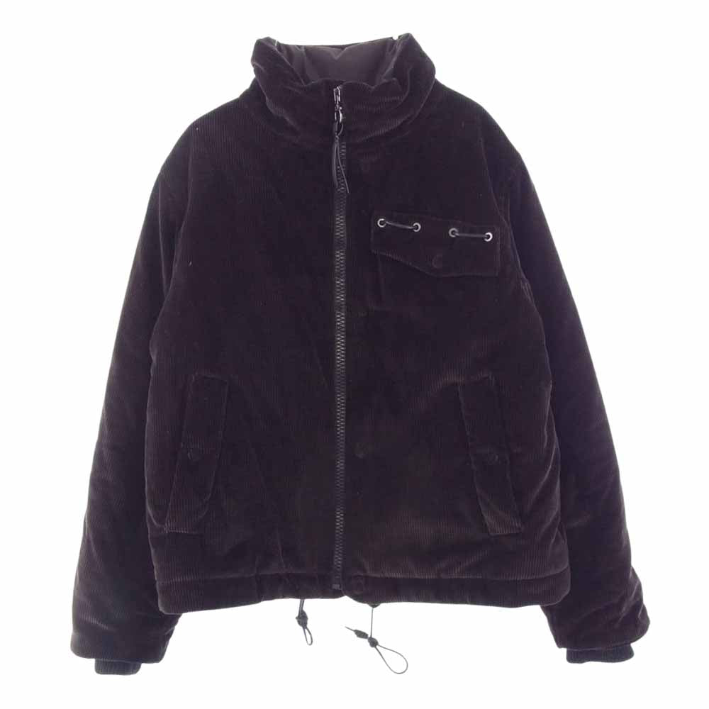 Salvatore Ferragamo サルヴァトーレフェラガモ 010-02540-29 コーデュロイ ボンバー ジャケット ダークブラウン系 46【中古】