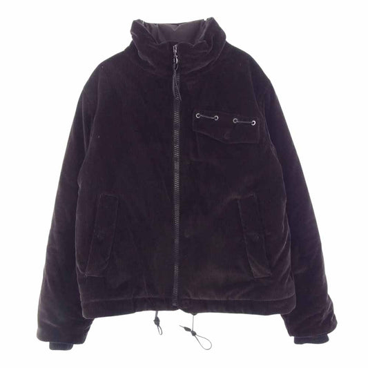 Salvatore Ferragamo サルヴァトーレフェラガモ 010-02540-29 コーデュロイ ボンバー ジャケット ダークブラウン系 46【中古】