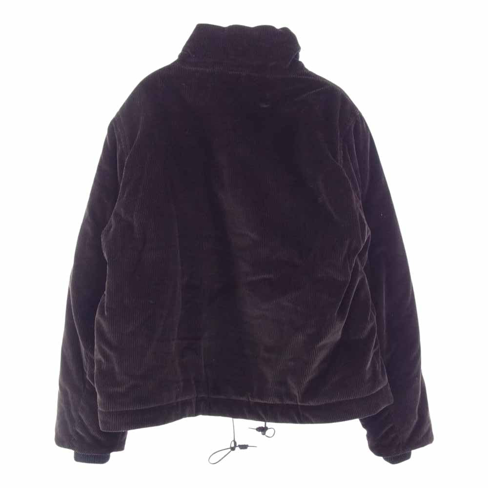 Salvatore Ferragamo サルヴァトーレフェラガモ 010-02540-29 コーデュロイ ボンバー ジャケット ダークブラウン系 46【中古】