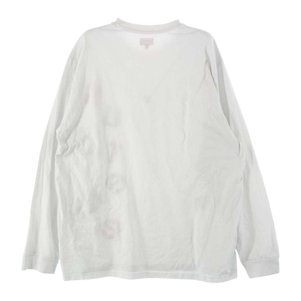 Supreme シュプリーム 20AW catter Logo L/S Top カッター ロゴ トップ 長袖 Tシャツ ネイビー系 XL【中古】