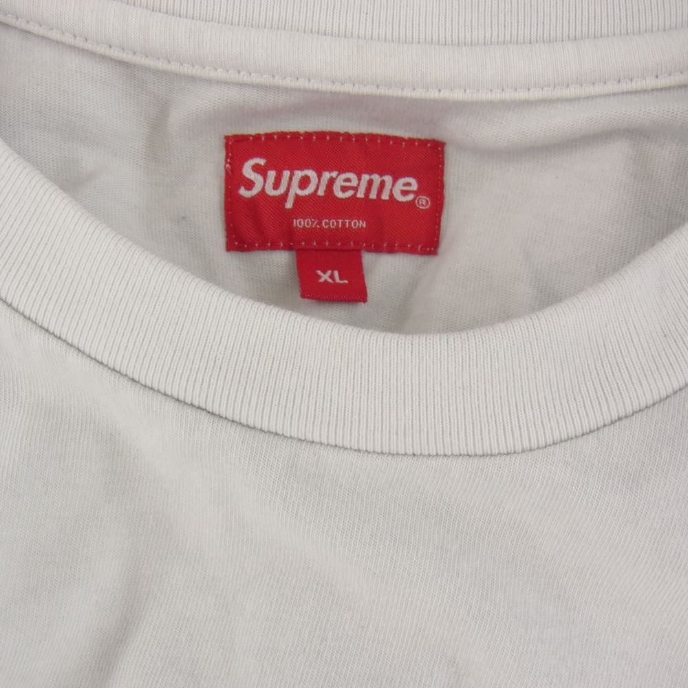 Supreme シュプリーム 20AW catter Logo L/S Top カッター ロゴ トップ 長袖 Tシャツ ネイビー系 XL【中古】