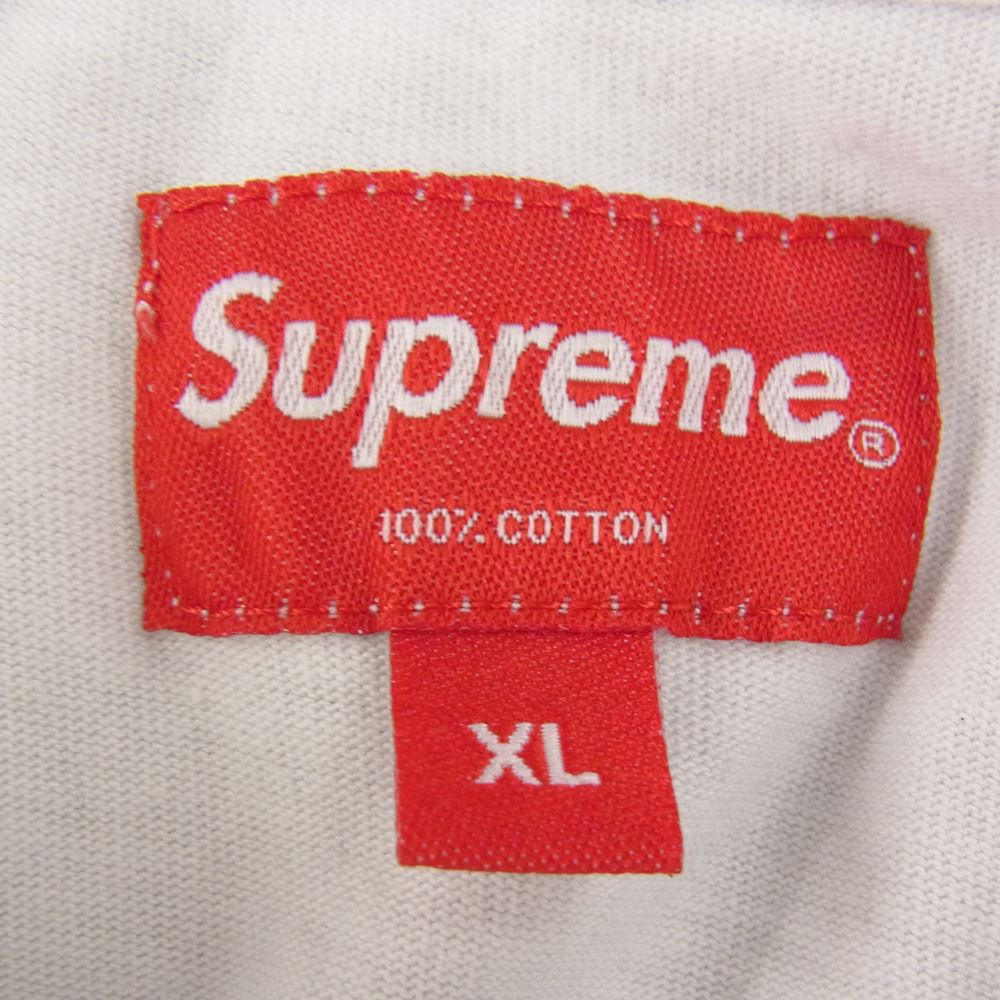 Supreme シュプリーム 20AW catter Logo L/S Top カッター ロゴ トップ 長袖 Tシャツ ネイビー系 XL【中古】