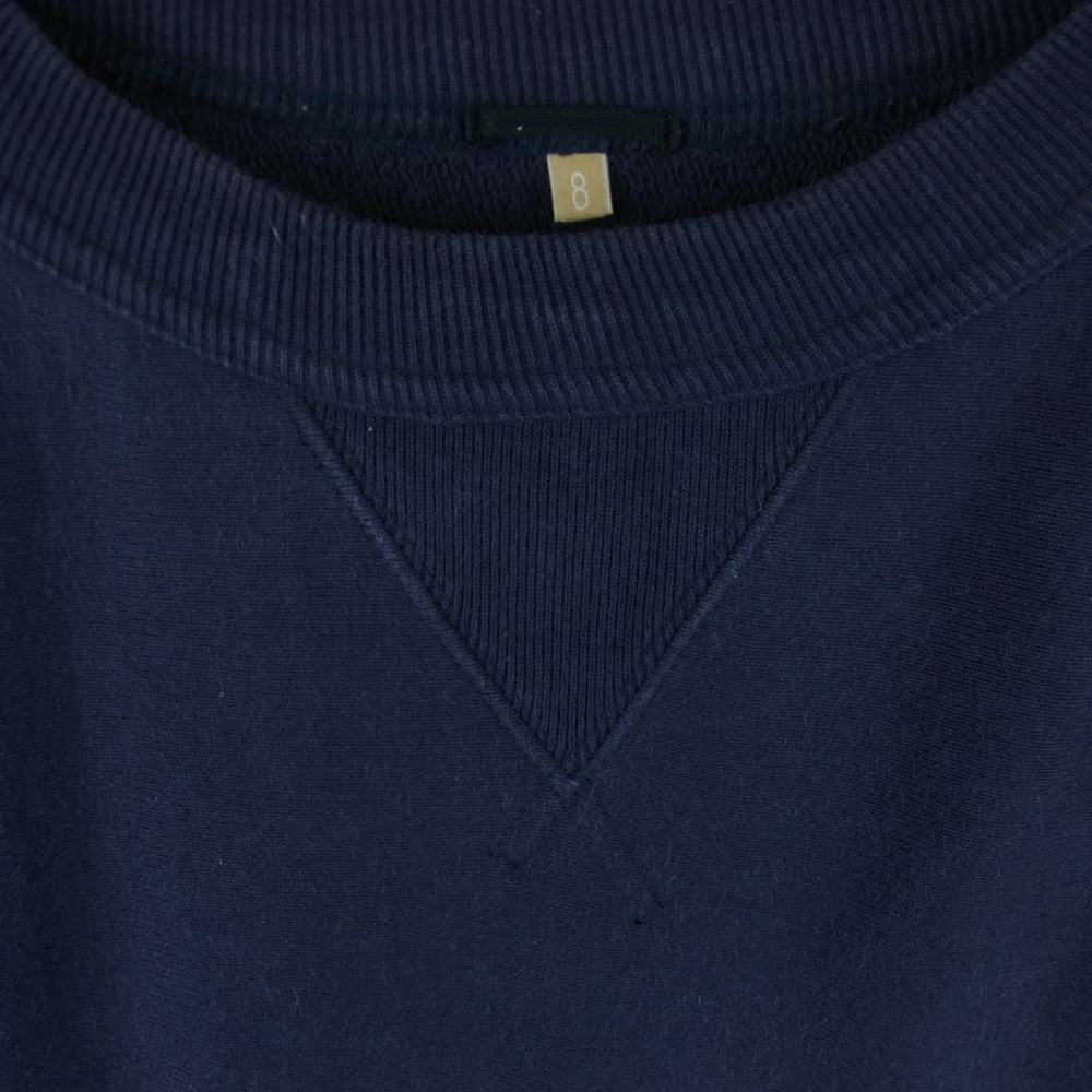 Nigel Cabourn ナイジェルケーボン 8020820005 WOMAN ウーマン Army Crew アーミー クルー スウェット ダークネイビー系 8【中古】