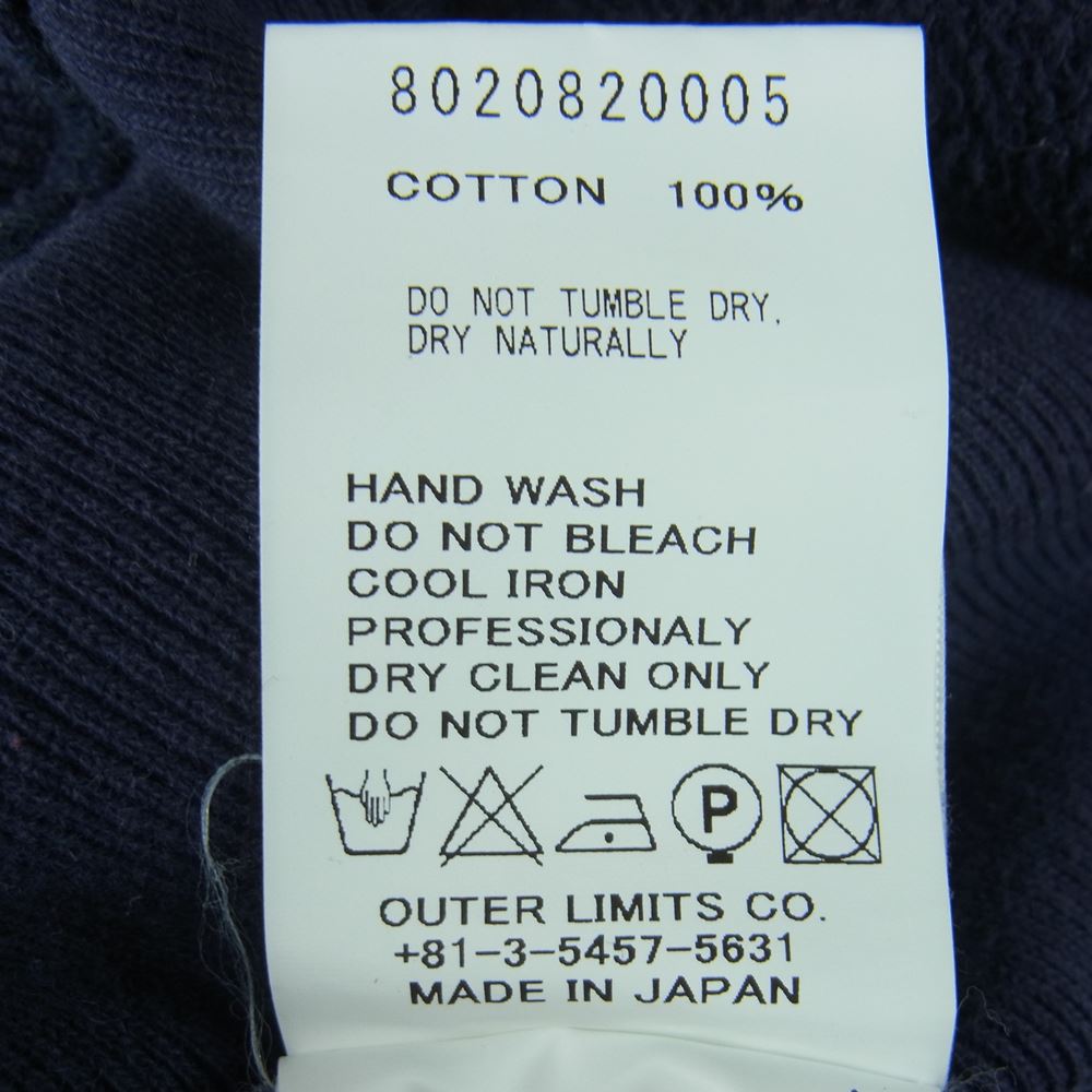Nigel Cabourn ナイジェルケーボン 8020820005 WOMAN ウーマン Army Crew アーミー クルー スウェット ダークネイビー系 8【中古】