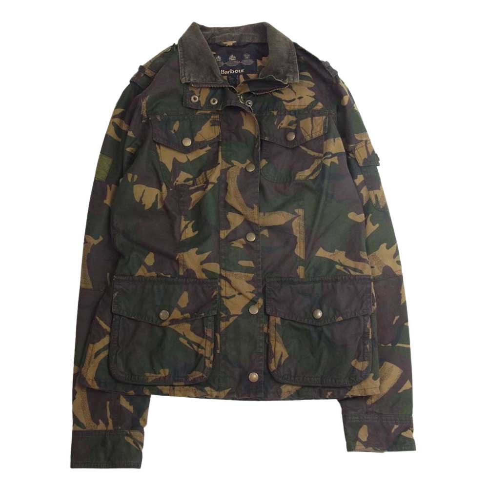 Barbour バブアー 1501016 VALIANT WAX JACKET ヴァリアント ワックス ジャケット オイルド ジャケット カーキ系 UK8【中古】