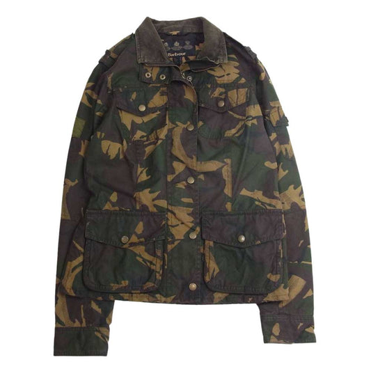 Barbour バブアー 1501016 VALIANT WAX JACKET ヴァリアント ワックス ジャケット オイルド ジャケット カーキ系 UK8【中古】
