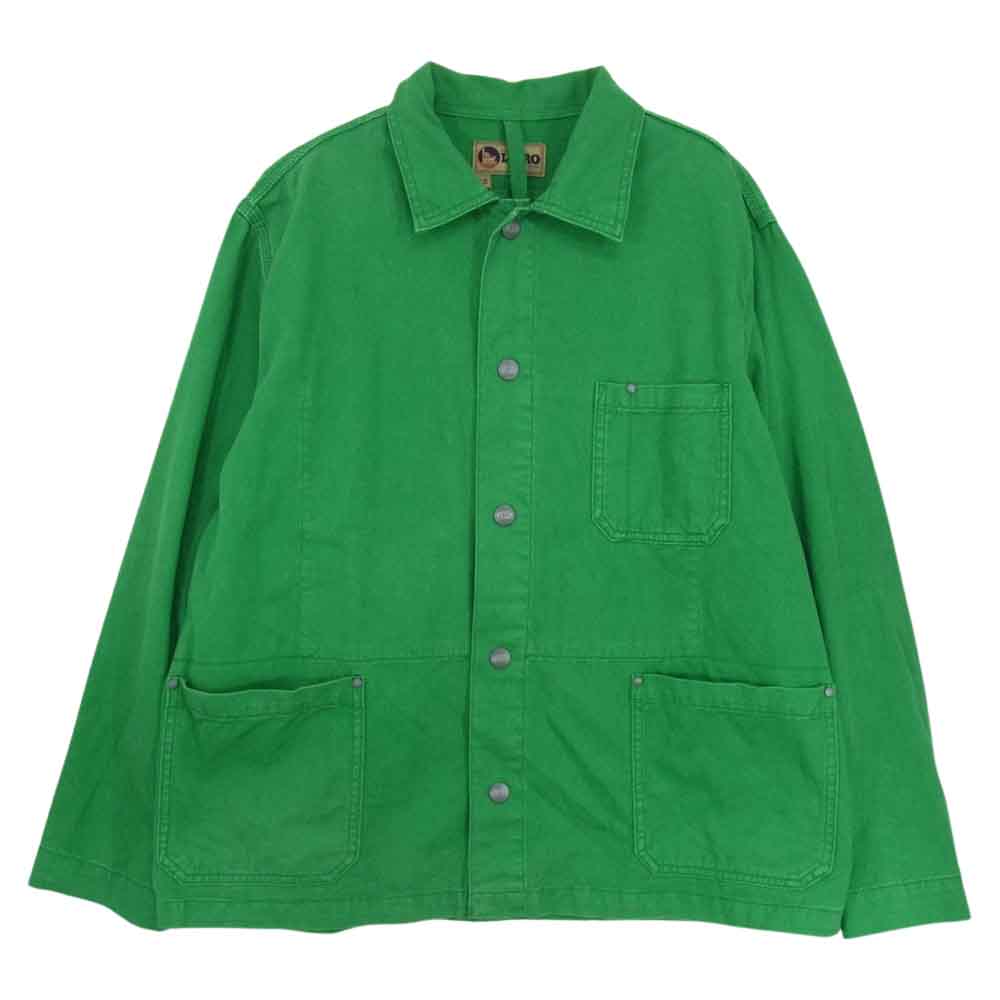 Nigel Cabourn ナイジェルケーボン 8038-13-80000 LYBRO ライブロ カバーオール ワークジャケット グリーン系 48【中古】