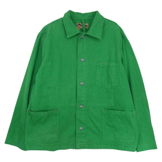 Nigel Cabourn ナイジェルケーボン 8038-13-80000 LYBRO ライブロ カバーオール ワークジャケット グリーン系 48【中古】