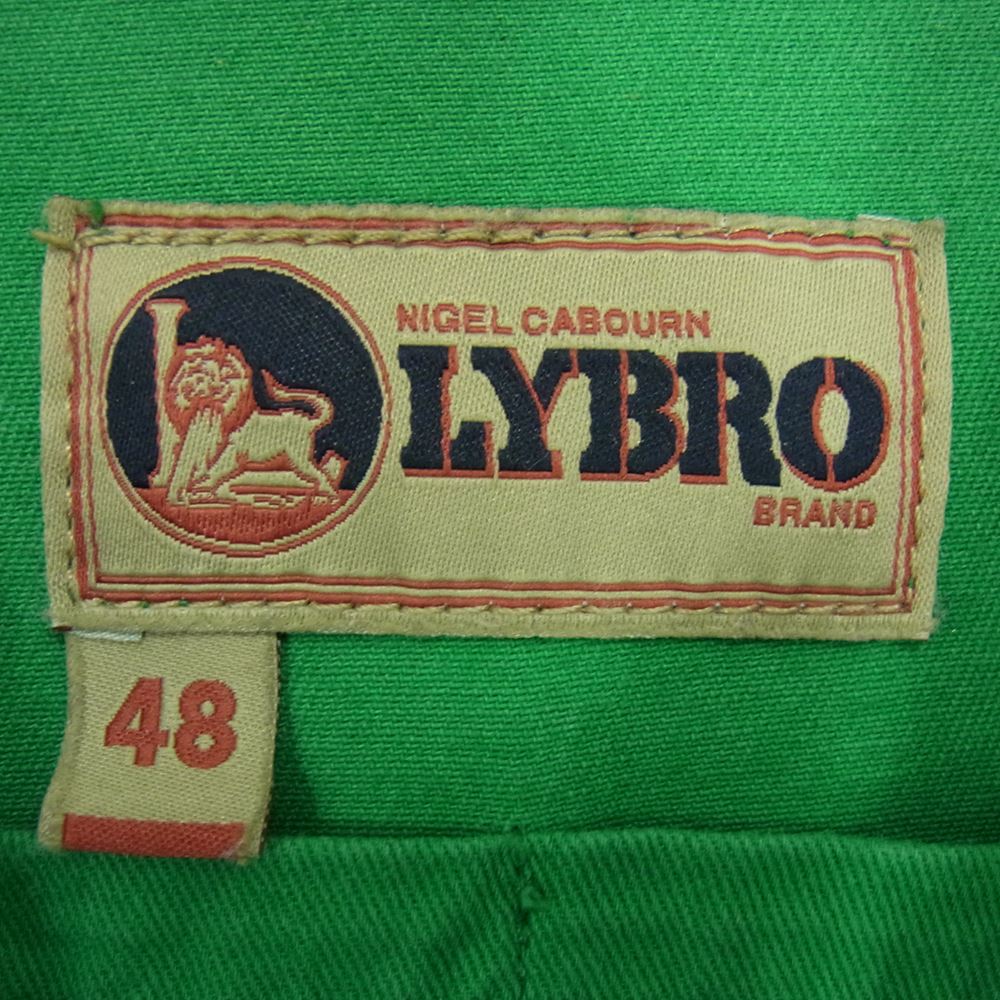 Nigel Cabourn ナイジェルケーボン 8038-13-80000 LYBRO ライブロ カバーオール ワークジャケット グリーン系 48【中古】