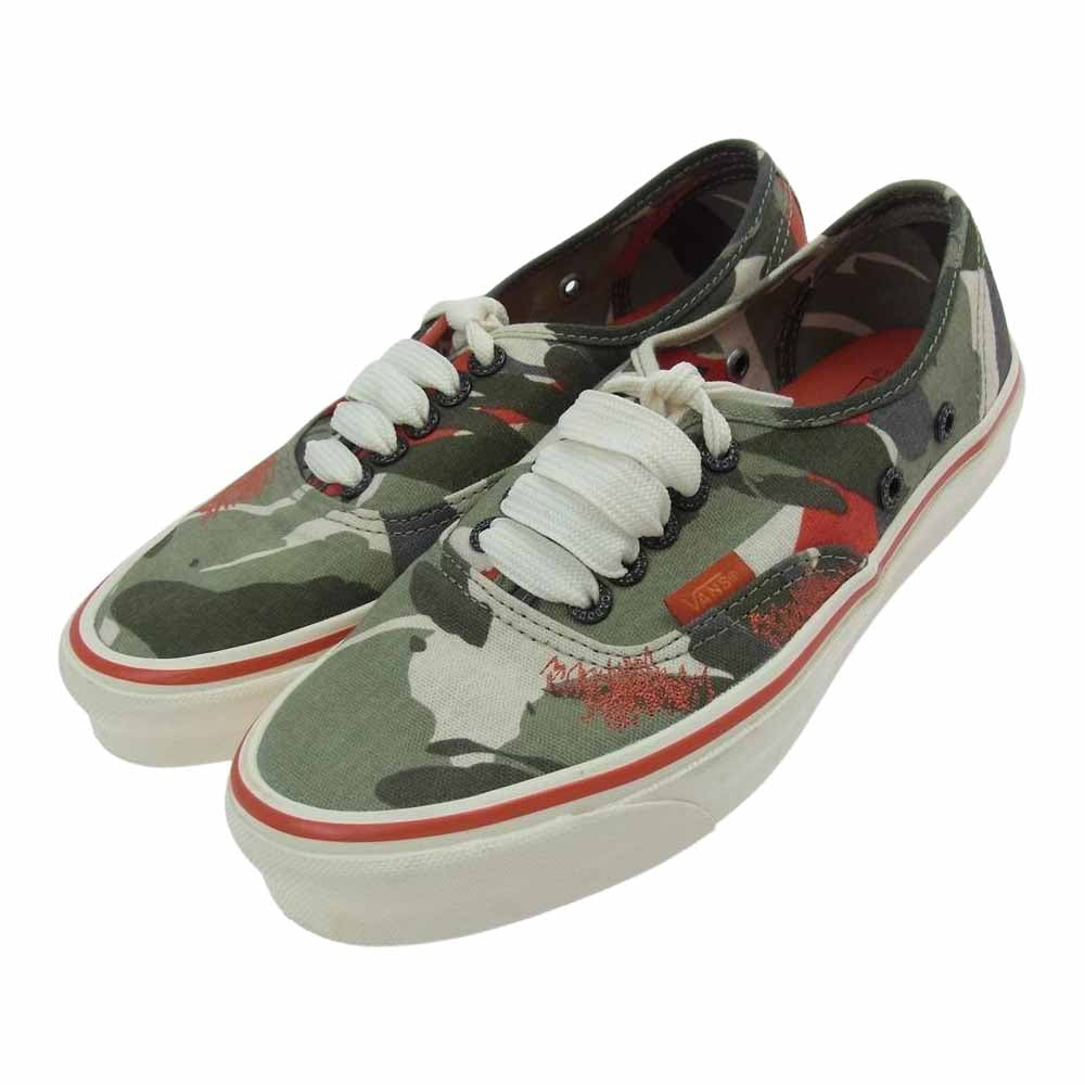 VANS バンズ Nigel Cabourn x Vault by Vans ナイジェルケーボン OG Authentic LX Camo オーセンティック スニーカー 24.5cm【中古】