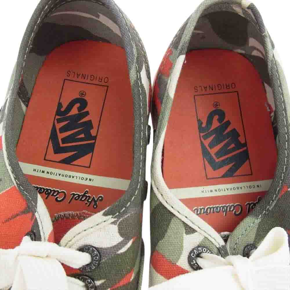 VANS バンズ Nigel Cabourn x Vault by Vans ナイジェルケーボン OG Authentic LX Camo オーセンティック スニーカー 24.5cm【中古】