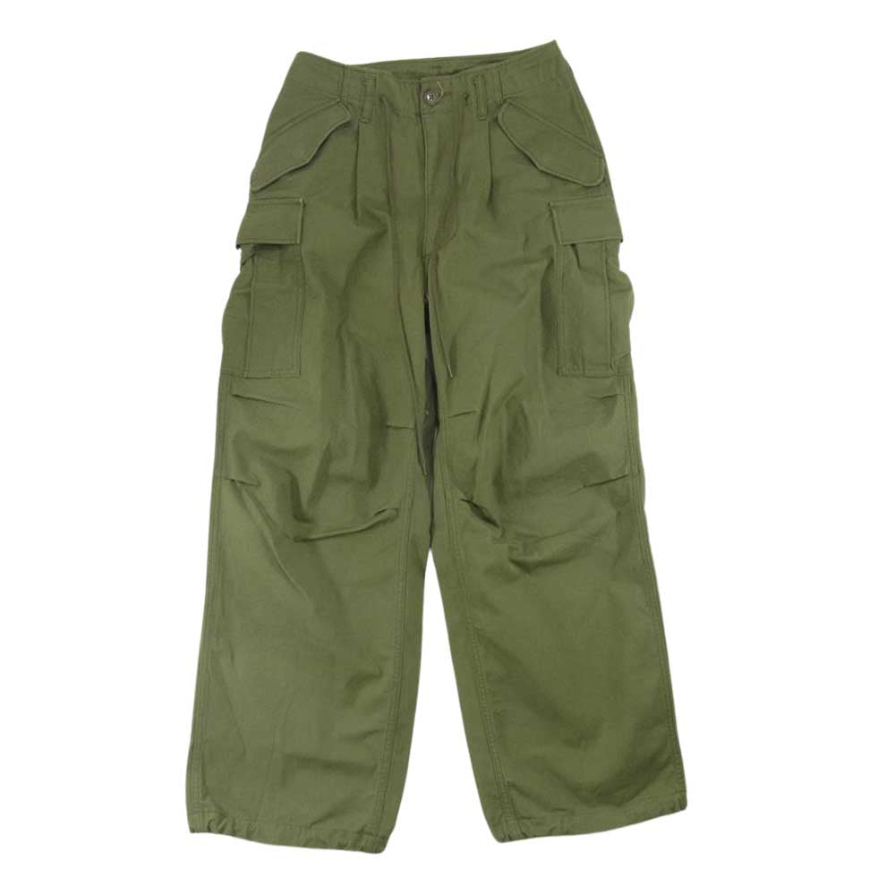 Nigel Cabourn ナイジェルケーボン 8041-08-50012 WOMAN WIDE B-51 PANT ウーマン カーゴ パンツ カーキ系 6【中古】