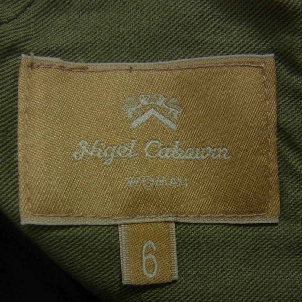 Nigel Cabourn ナイジェルケーボン 8041-08-50012 WOMAN WIDE B-51 PANT ウーマン カーゴ パンツ カーキ系 6【中古】