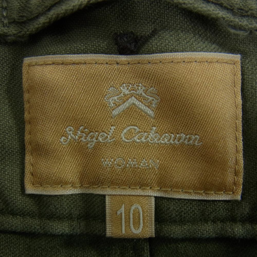 Nigel Cabourn ナイジェルケーボン 8044-08-50030 WOMAN BRITISH ARMY PANT ウーマン ブリティッシュ アー三― パンツ カーキ系 10【中古】