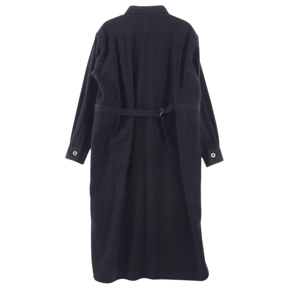 Nigel Cabourn ナイジェルケーボン WOMAN ウーマン LONG CPO DRESS ロング CPO ドレス ワンピース ジャケット ブラック系 8【中古】