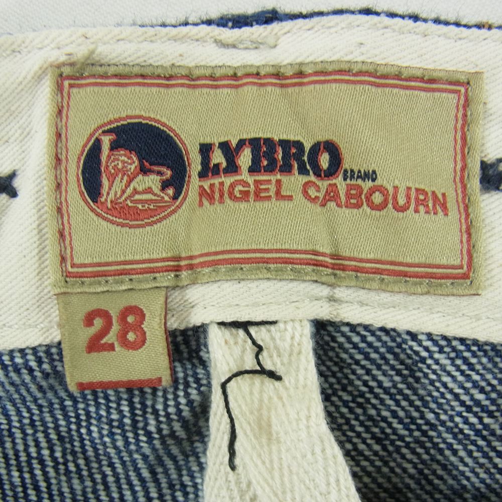 Nigel Cabourn ナイジェルケーボン 8043-13-50000 LYBRO P-50 LYBRO FACTORY JEAN 12oz ライブロ デニム パンツ インディゴブルー系 28【中古】