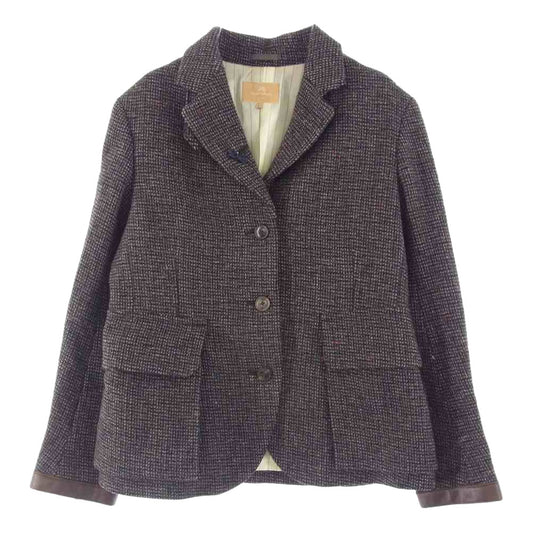 Nigel Cabourn ナイジェルケーボン 803308800001 WOMAN ウーマン 803308800001 RIDING JACKET ライディング ジャケット ブラウン系 8【中古】