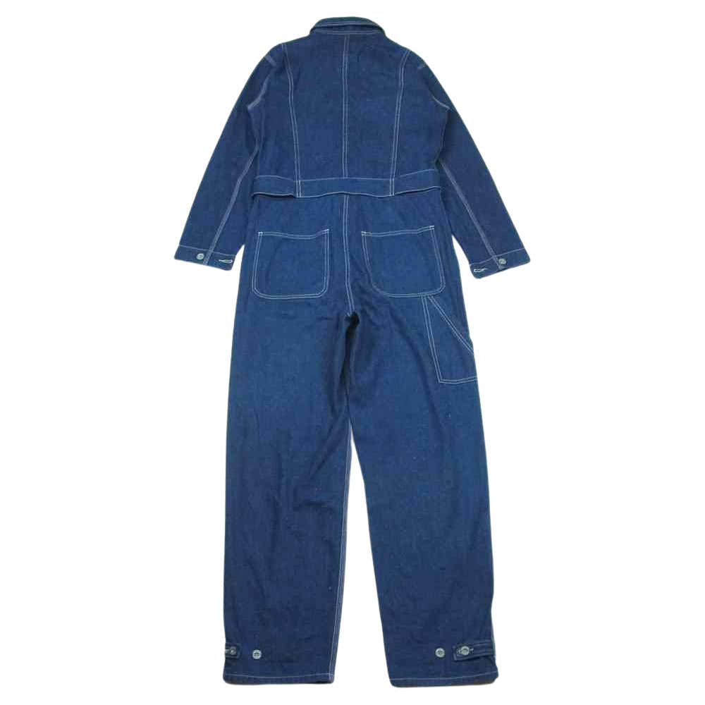 Nigel Cabourn ナイジェルケーボン 8039-13-50545 LYBRO COVERALL ライブロ デニム オールインワン ツナギ インディゴブルー系 42【中古】
