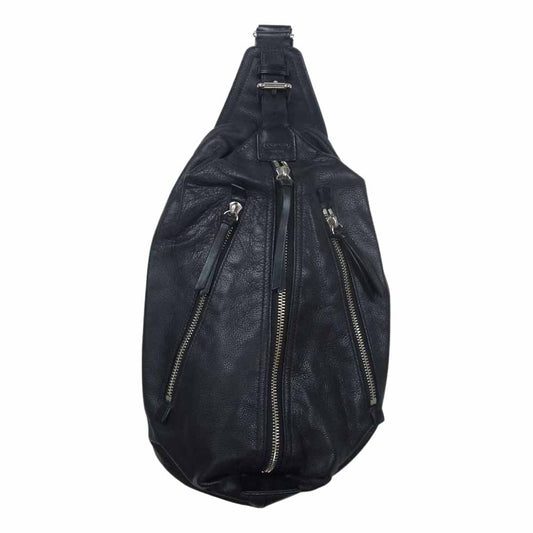 COACH コーチ 70360 トンプソン レザー スリングバッグ クロスボディ ブラック系【中古】