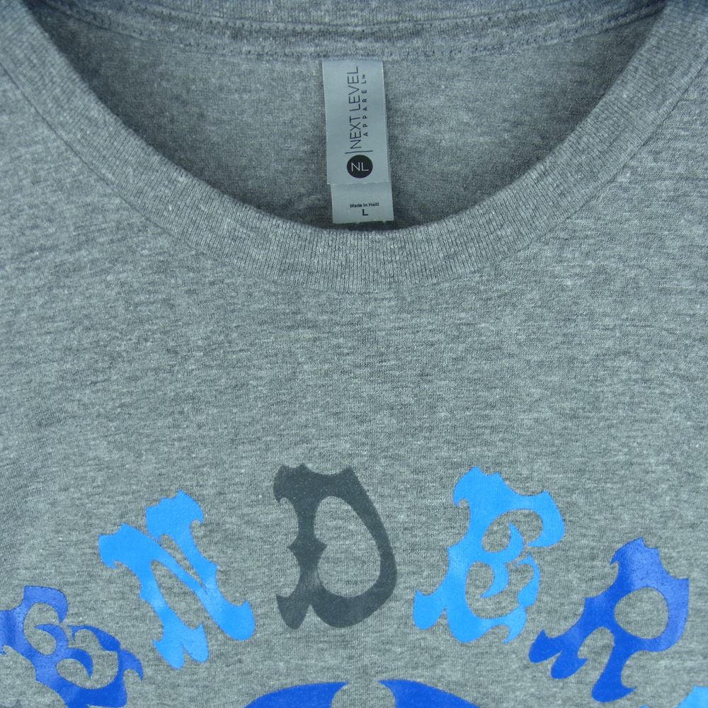 TENDERLOIN テンダーロイン TEE BS ボルネオスカル プリント 半袖 Tシャツ コットン グレー系 L【中古】