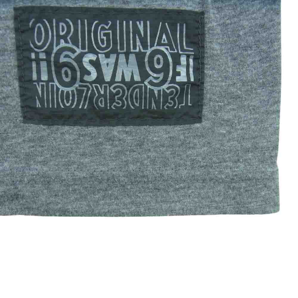 TENDERLOIN テンダーロイン TEE BS ボルネオスカル プリント 半袖 Tシャツ コットン グレー系 L【中古】
