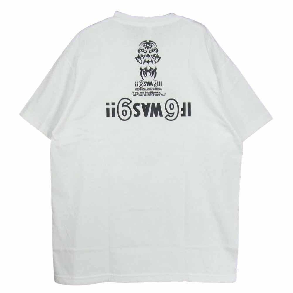 TENDERLOIN テンダーロイン TEE O.S ハット ボルネオスカル プリント 半袖 Tシャツ ホワイト系 L【極上美品】【中古】