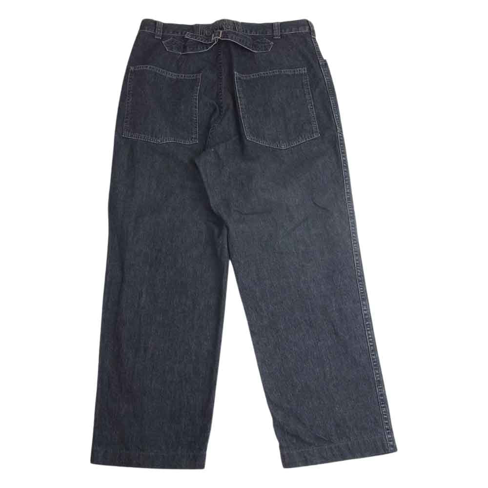 TENDERLOIN テンダーロイン T-TROUSER DENIM デニム シンチバック ベイカー ポケット パンツ ブラック系 S【中古】