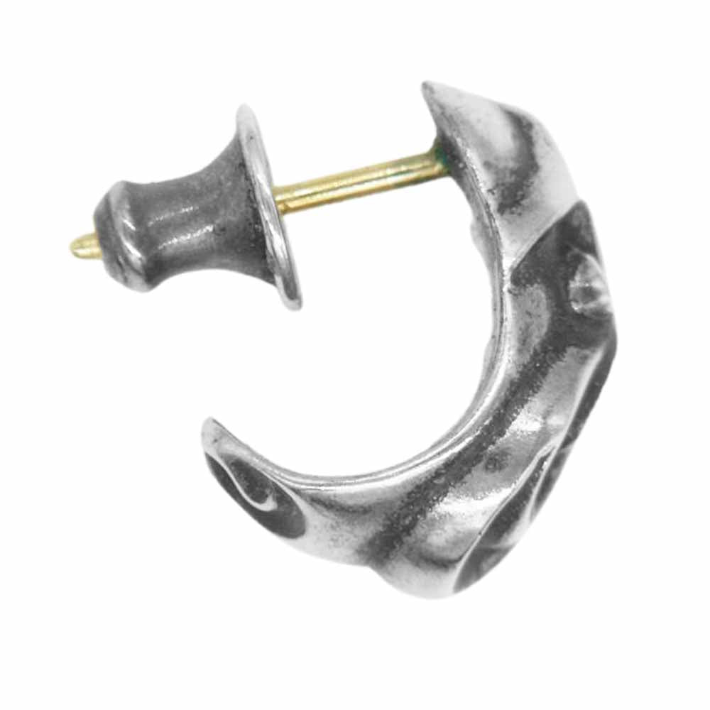 CHROME HEARTS クロムハーツ（原本有） CARVED TEARDROP カーブド ティア ドロップ ピアス シルバー系【中古】