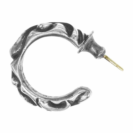 CHROME HEARTS クロムハーツ（原本有） HOOP SCROOL 1 スクロール フープ ピアス【中古】