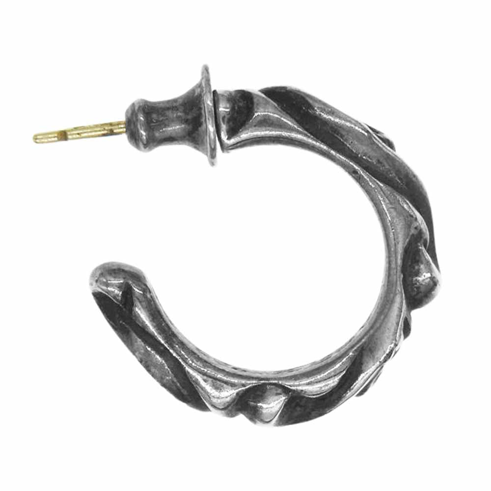 CHROME HEARTS クロムハーツ（原本有） HOOP SCROOL 1 スクロール フープ ピアス【中古】