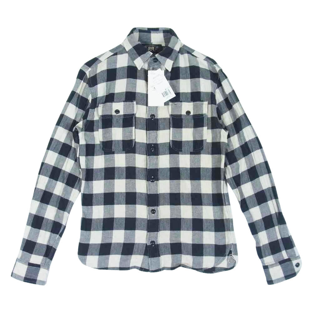 RRL ダブルアールエル ブロックチェック ネルシャツ マチ ブラック系
