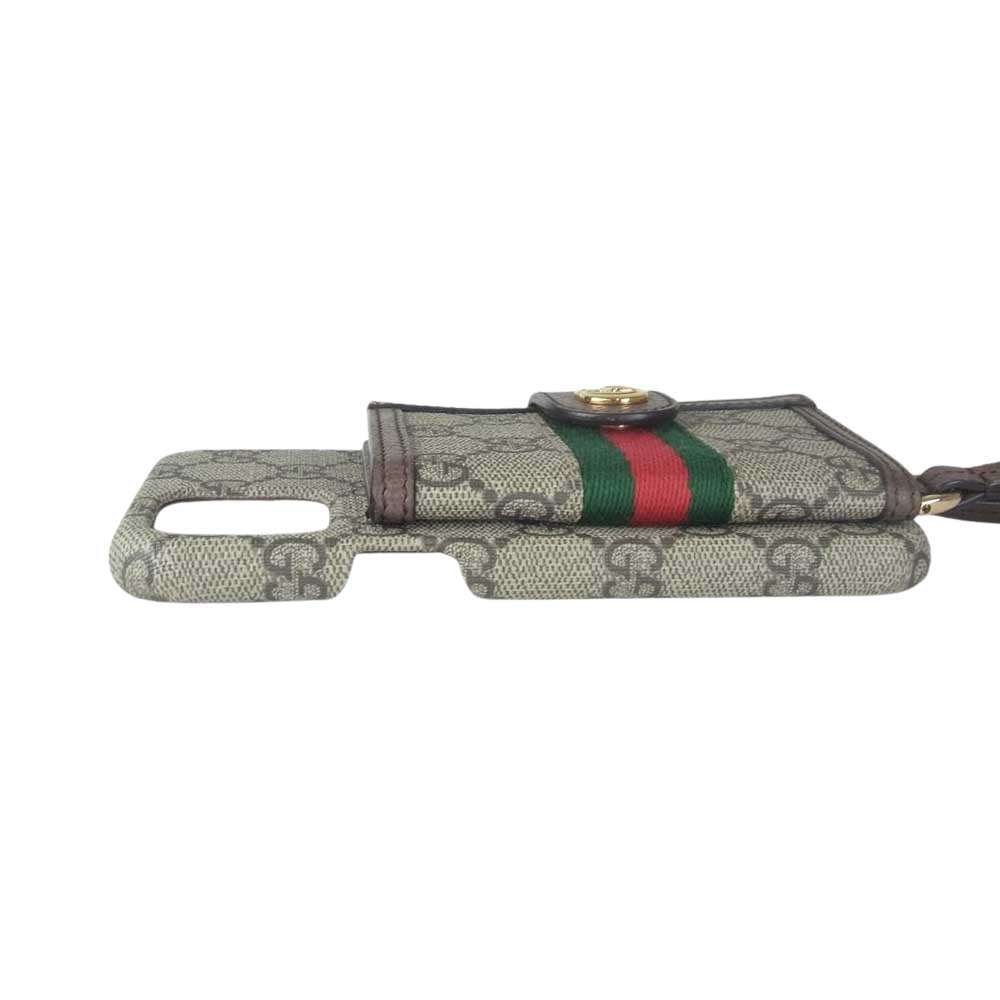 GUCCI グッチ 675983 617664 オフィディア オンライン限定 iPhone12 ProMax ケース ブラウン系【中古】