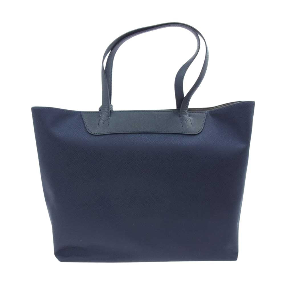 PELLE MORBIDA ペッレモルビダ PMO-CA113 Capitano キャピターノ リモンタ トートバッグ ネイビー×ネイビー ネイビー系【極上美品】【中古】