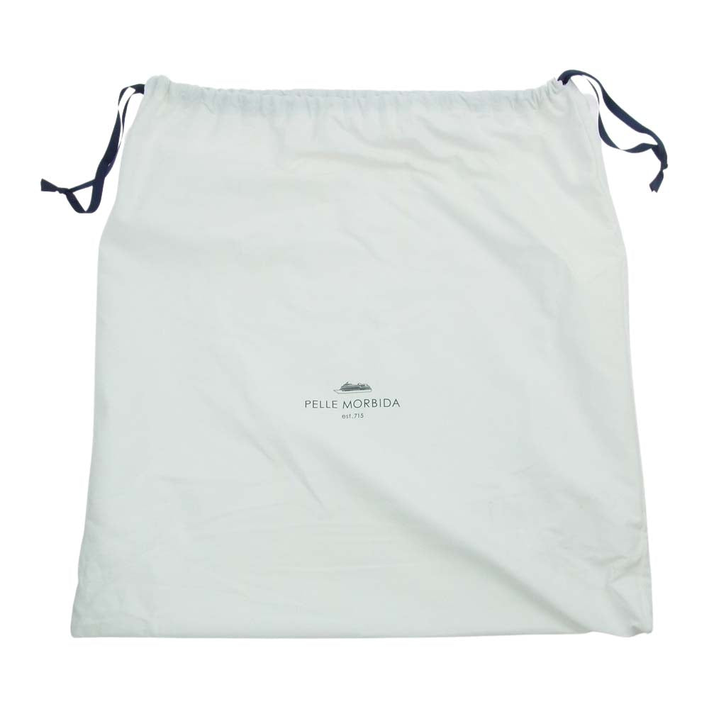 PELLE MORBIDA ペッレモルビダ PMO-CA113 Capitano キャピターノ リモンタ トートバッグ ブラック×ブラック ブラック系【極上美品】【中古】