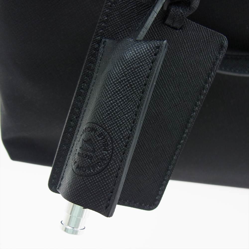 PELLE MORBIDA ペッレモルビダ PMO-CA113 Capitano キャピターノ リモンタ トートバッグ ブラック×ブラック ブラック系【極上美品】【中古】
